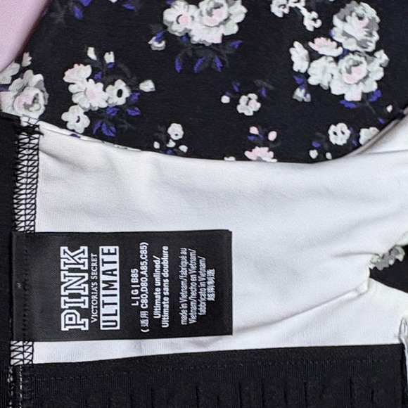 Floral Sports Bra with Logo - Picture 12 of 12